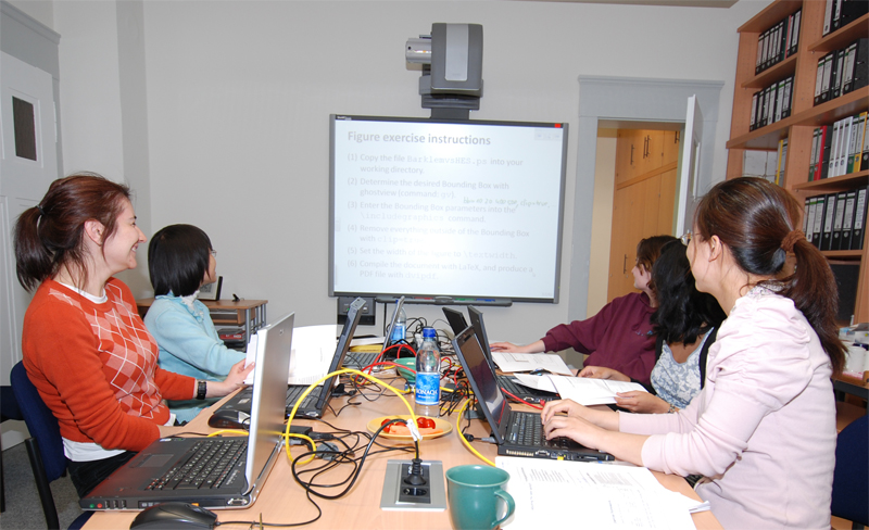 Teaching in Christlieb's office